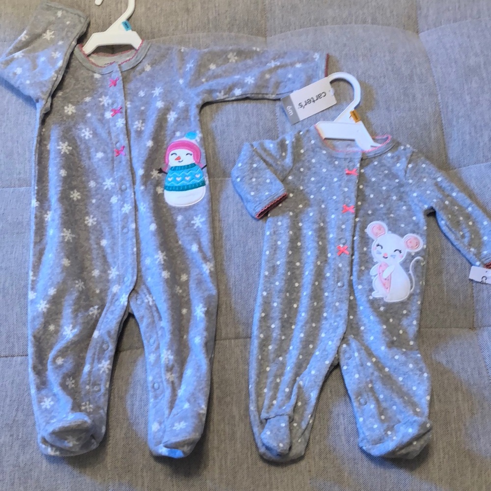Carters comfy cozy feet sleepers!